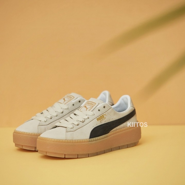 puma platform yellow