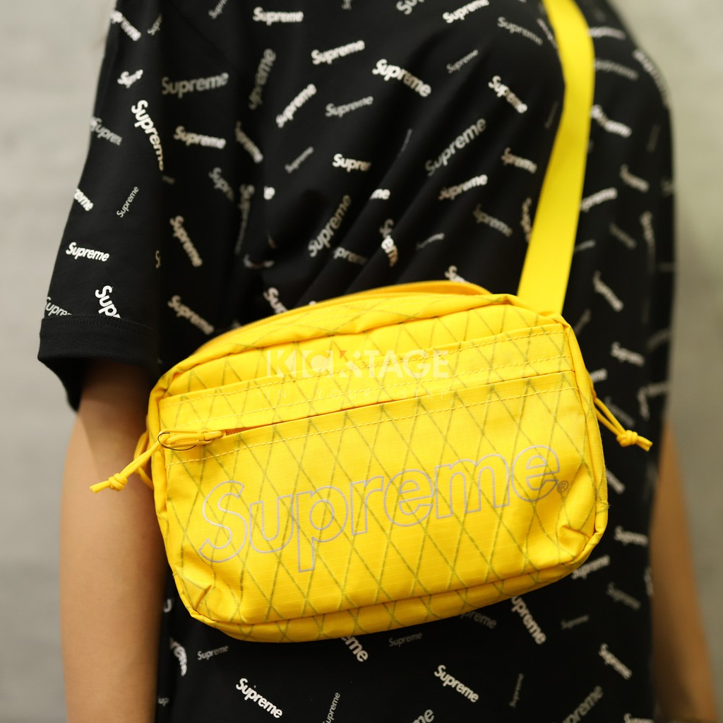 yellow supreme shoulder bag