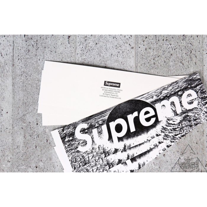 Supreme Akira Neo Tokyo Box Logo Sticker Supreme Stickers