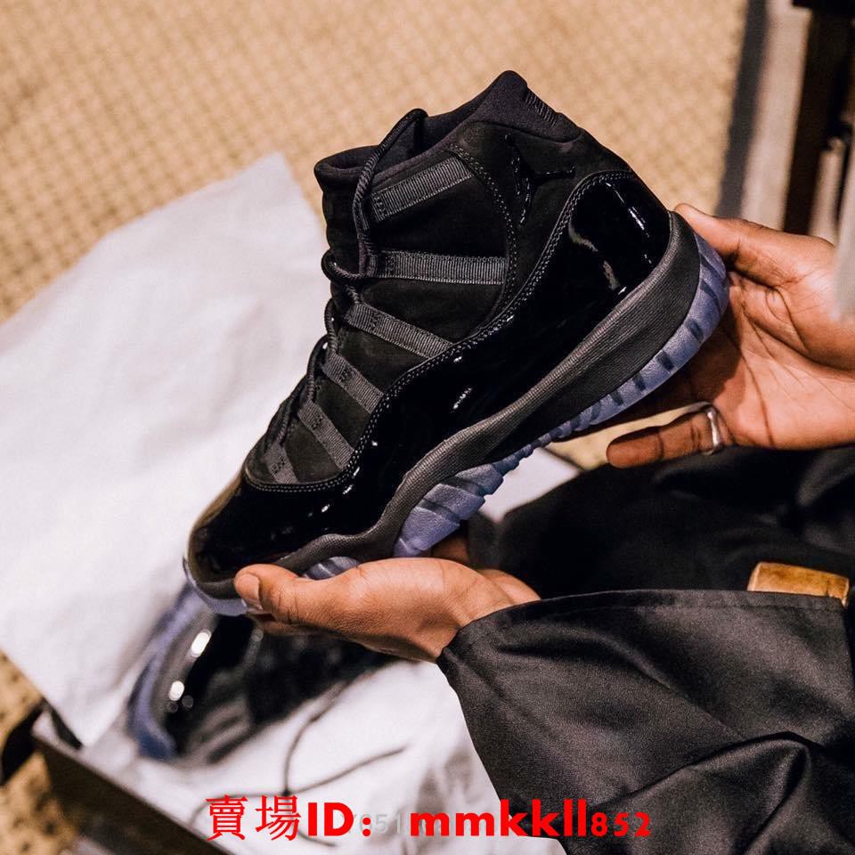 jordan 11 black cap and gown