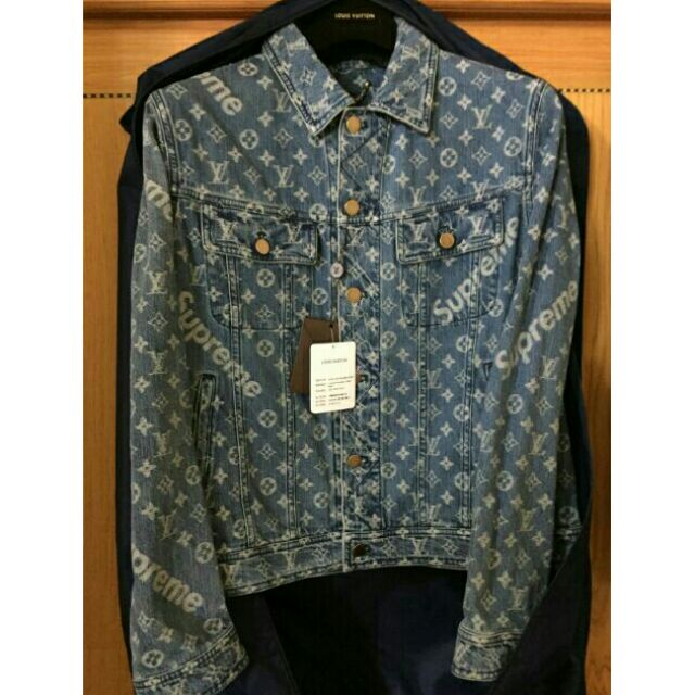 louis vuitton supreme denim jacket