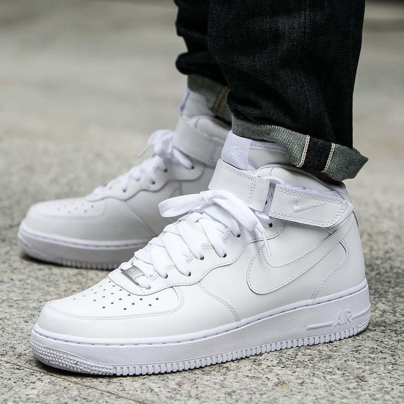 nike air force 1 mid men's white