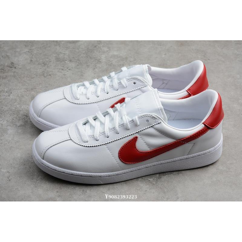 nikelab bruin leather red