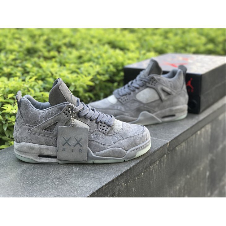 air jordan kaws 4 grey