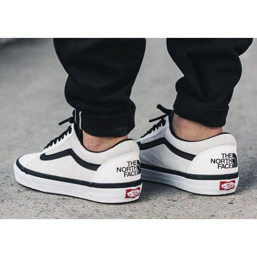 vans old skool the north face