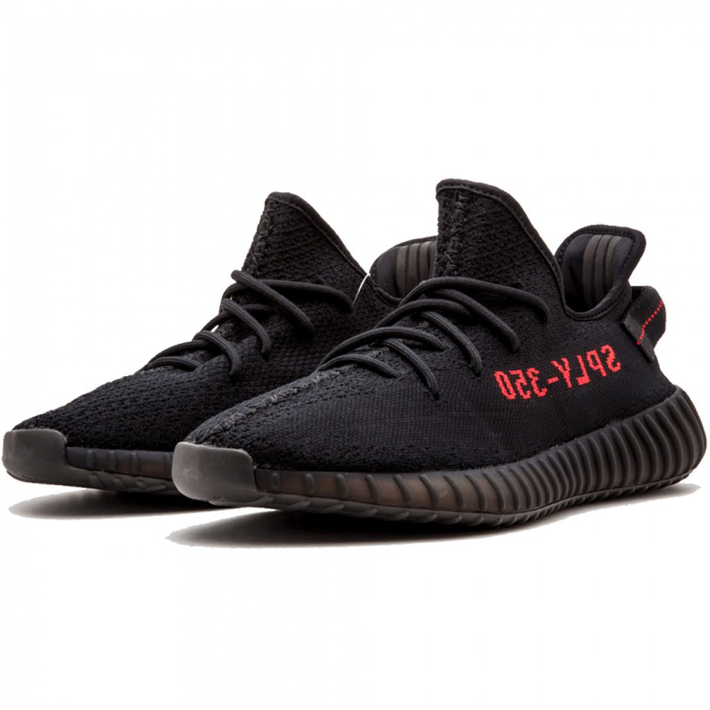 adidas yeezy 350 v2 black red