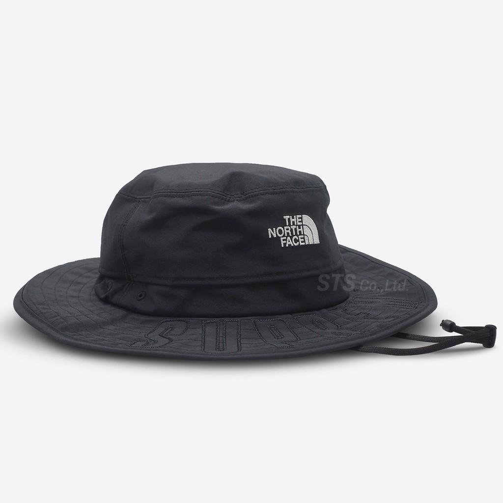 supreme the north face arc logo horizon breeze hat black