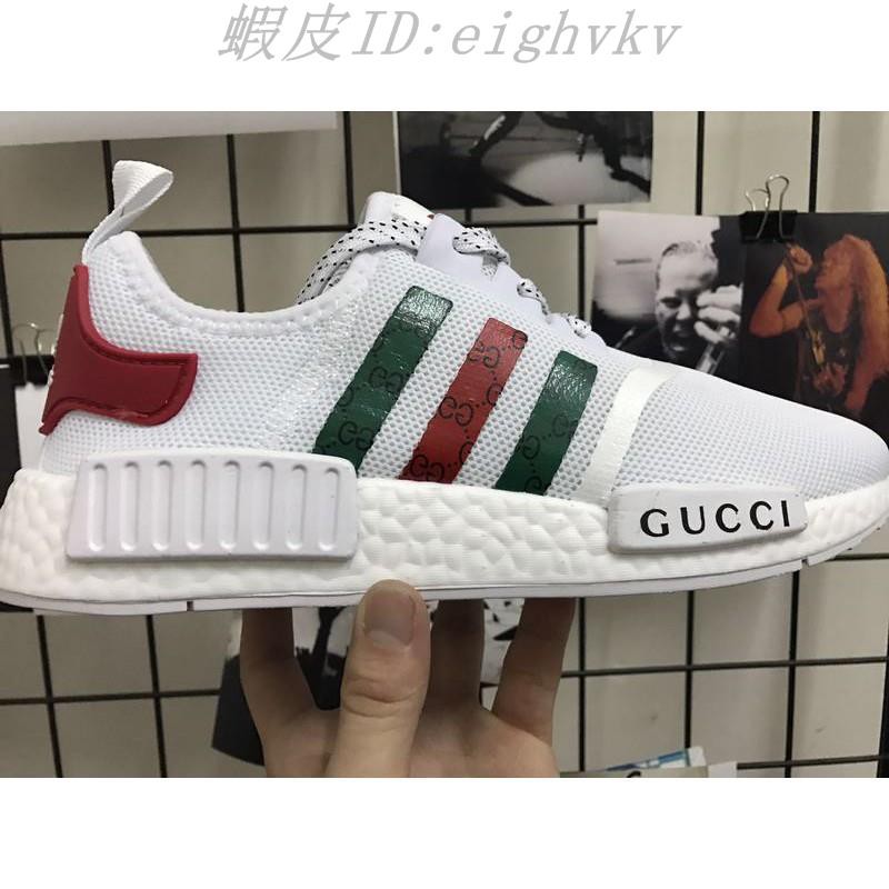 Cheap Adidas NMD R1 Kid 2018 shoes White Gucci Only Price $42