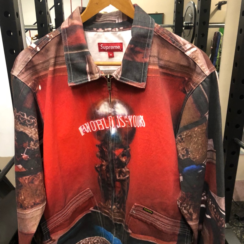 supreme the world is yours jacket