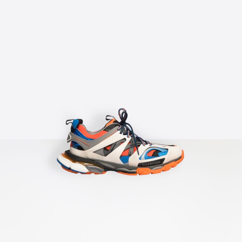 white and orange balenciaga track