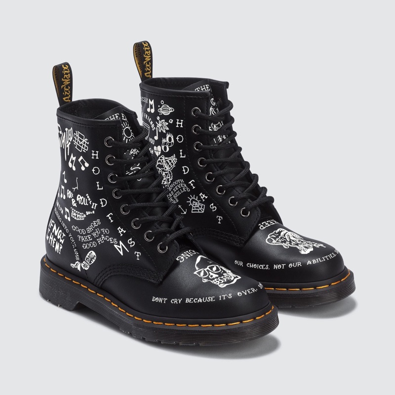 doc martens 1460 scribble