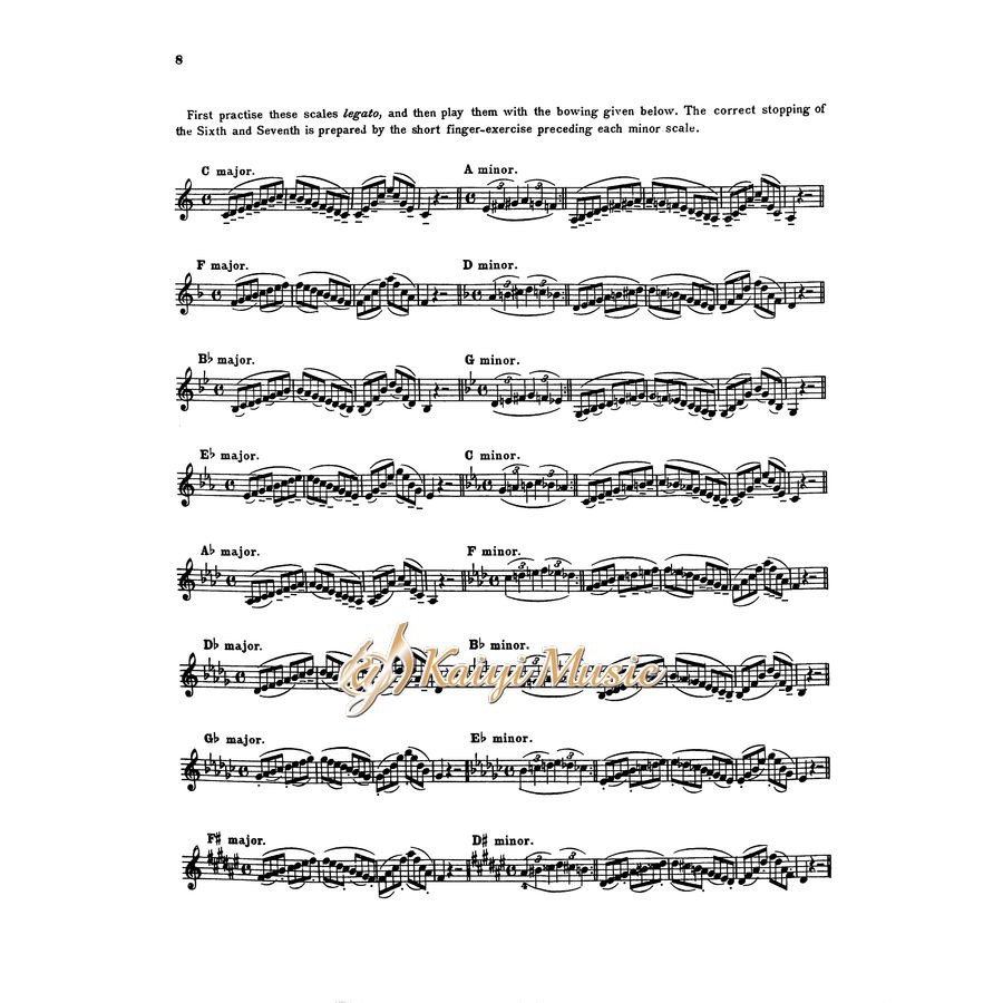 弗瑞馬利：音階練習 HRIMALY Scale Studies for the violin (V231) PChome 商店街