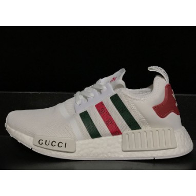 Gucci x Adidas NMD mesh White Bee unboxing NMD R1 Gucci