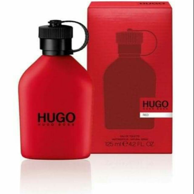 hugo boss deep red man