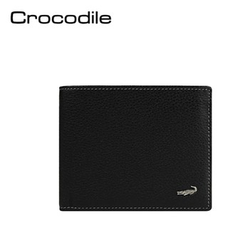 Crocodile 鱷魚 0203-11011 真皮短夾 10卡相片零錢袋 男用短夾/皮夾/錢包 0203-1101