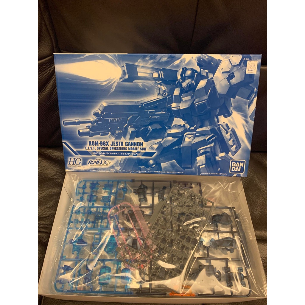 HGUC HG 1/144 RGM-96X Jesta Cannon 傑斯塔加農 彩透版 PB限定 透明