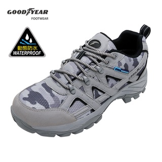 GOODYEAR【戰術靴】男款郊山健行鞋 登山鞋-灰色