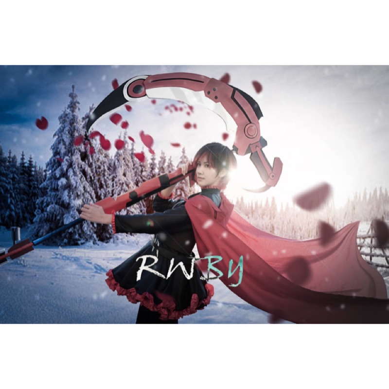 Rwby Ruby 武器鐮刀新月玫瑰 蝦皮購物