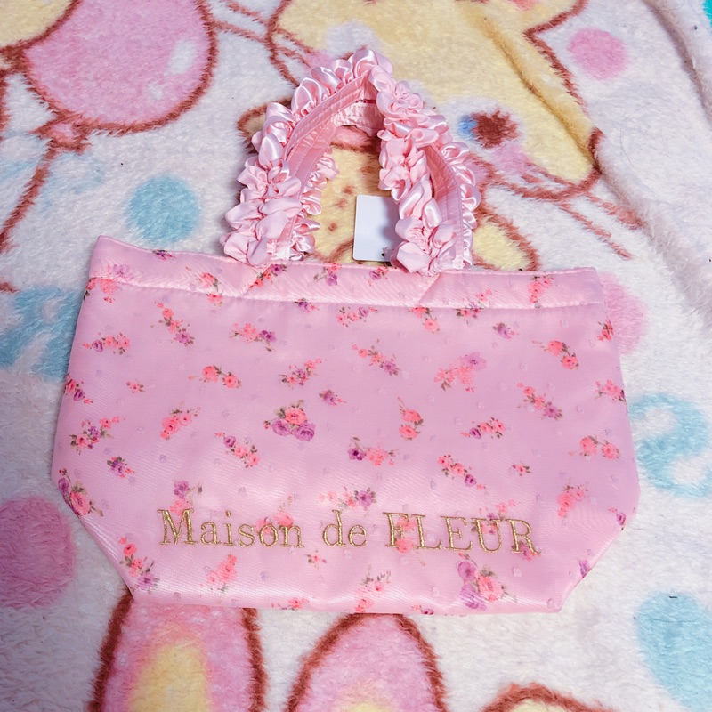 🌈🌈現貨區🌈🌈Maison de FLEUR 日系品牌 粉紅色公主感繽紛花朵