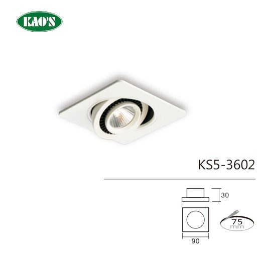 ❰KD照明❱KAO'S LED COB 7.5 9.5公分 24° 崁燈 太極崁燈 高亮度 全電壓 全色溫 特殊 盒燈