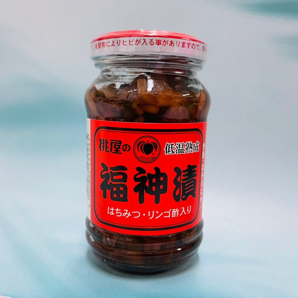 日本 桃屋 低溫熟成 福神漬 玻璃罐 145g (添加蜂蜜&amp;蘋果醋)