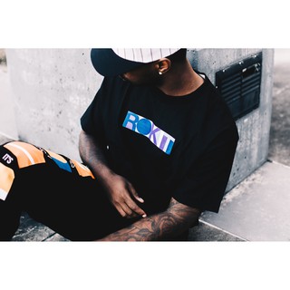ROKIT THE FADEAWAY SS TEE 男女 潮流 情侶款 圓領 黑白色 短袖T恤