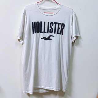【Hollister】 HCO 海鷗 男裝 針織短袖T恤 (白)