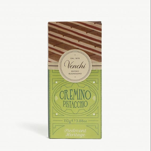 VENCHI開心果白巧克力cremino pistachiomilk and whitechocola bar 110g