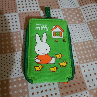 7-11 City Cafe Miffy 米飛小物收納包-可立式手機包