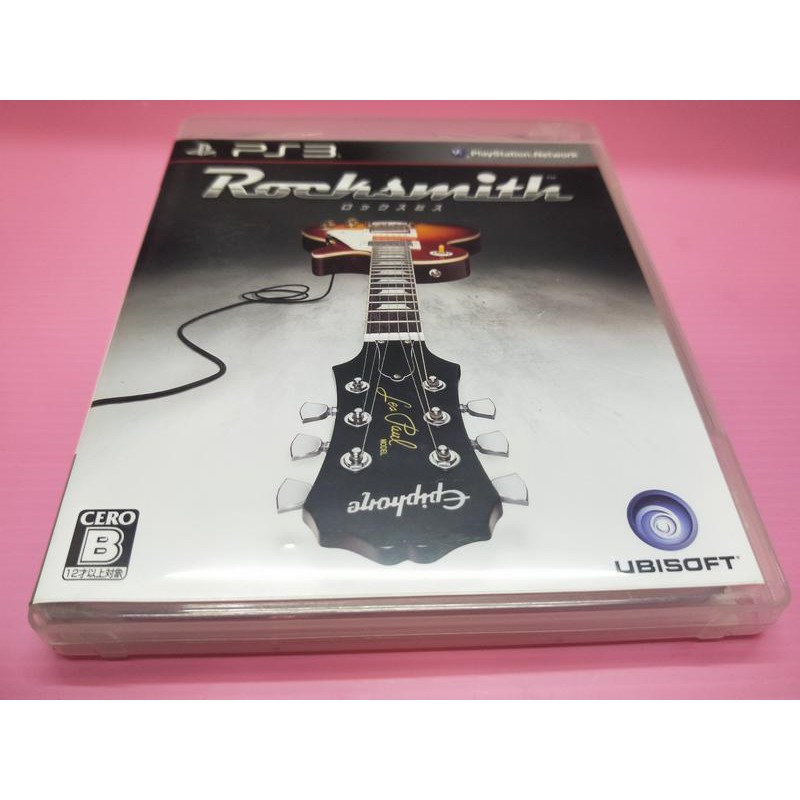音 ロ 出清價! 網路最便宜 SONY PS3 2手原廠遊戲片 搖滾史密斯 Rocksmith 吉他 只賣70而已