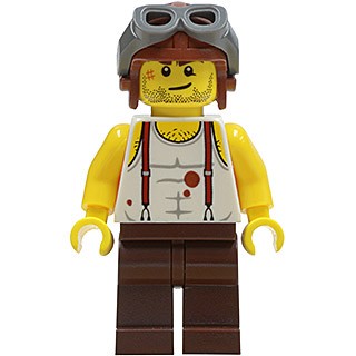 ［BrickHouse] LEGO 樂高 埃及系列 7306 飛行員  Mac McCloud