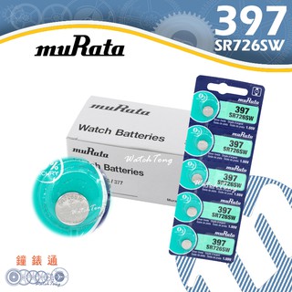 【鐘錶通】muRata(原SONY) 397 SR726SW 1.55V / 單顆 / 日本製├鈕扣電池/手錶電池┤