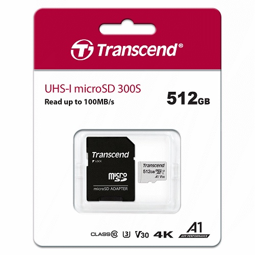 TRANSCEND 創見 microSDXC/SDHC 300S 記憶卡 512GB 256GB microSD記憶卡