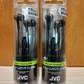 JVC線控耳機 入耳式 立體聲 智慧單鍵/麥克風 HA-FR26-B 黑色全新現貨