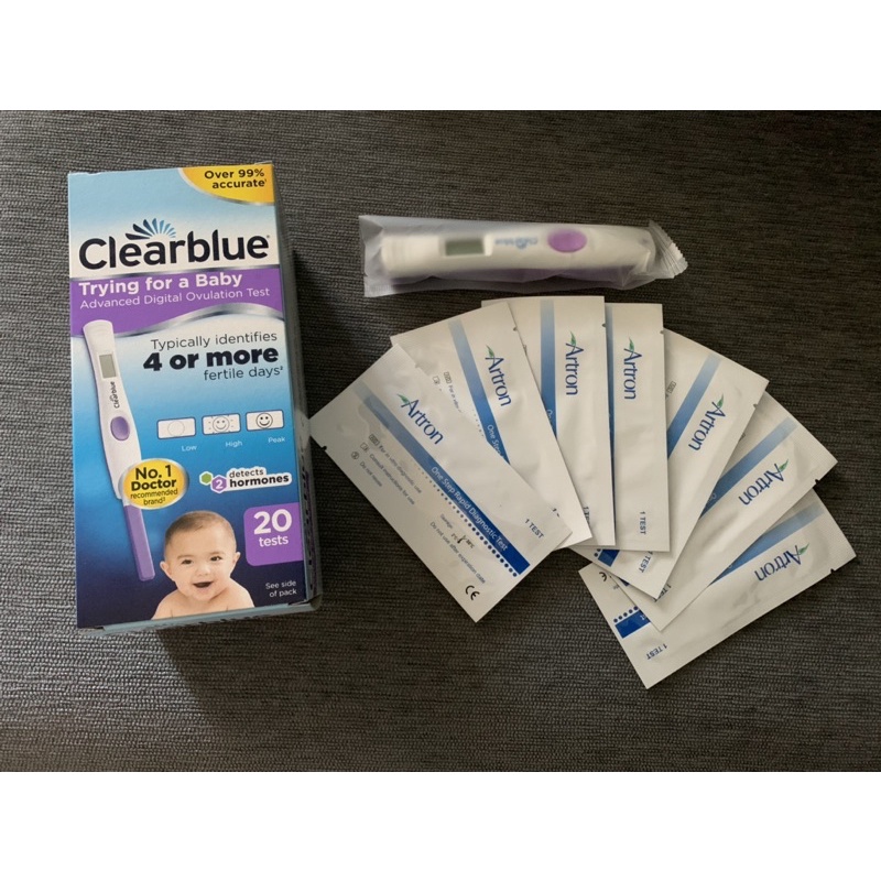 全新 Clearblue 電子排卵測試棒17隻+12包排卵試紙