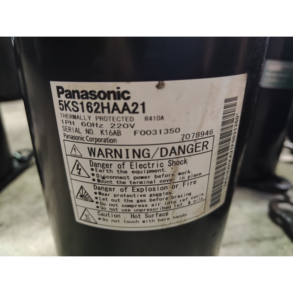 國際松下Panasonic 5KS162HAA21 中古冷氣壓縮機 R410冷媒