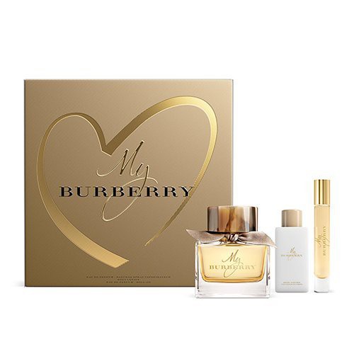 【七三七香水精品】Burberry My Burberry 女性淡香精 禮盒 (90ml+7.5ml+身體乳75ml)