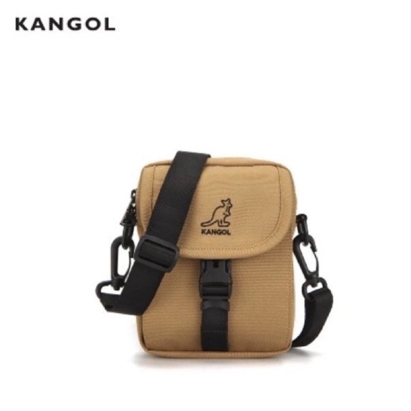 韓國KANGOL 袋鼠尼龍多功能小斜背包 挎包 登山 健行 露營 戶外用品