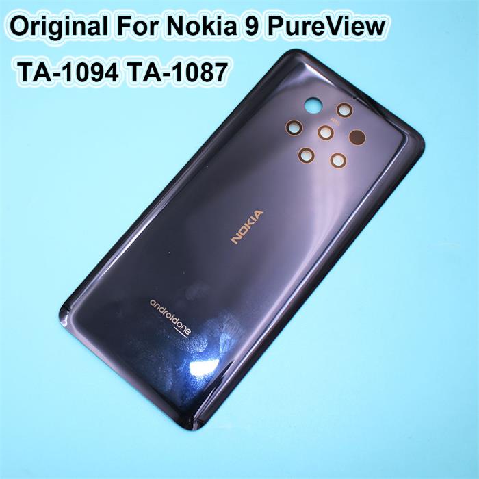 NOKIA 適用於諾基亞 9 Pureview 電池蓋後門外殼外殼諾基亞 9 N9 TA-1094 TA1087 後玻璃