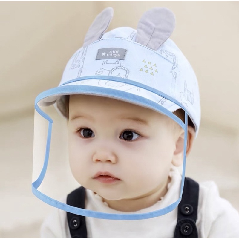 嬰幼兒防疫帽-塑膠暗扣