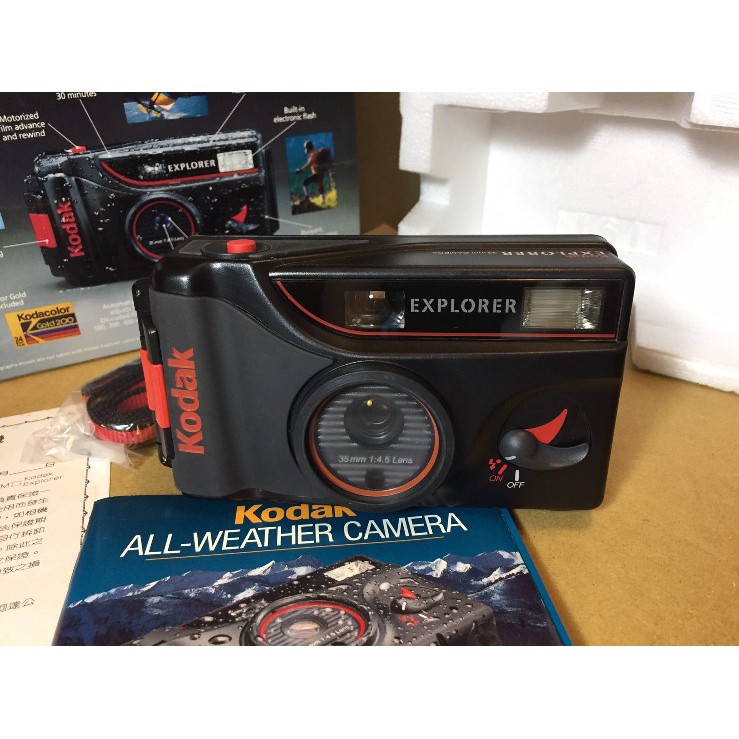 [老相機]kodak explorer 全天候相機/防水/防震/日本製造/使用135底片/功能正常/庫存老品