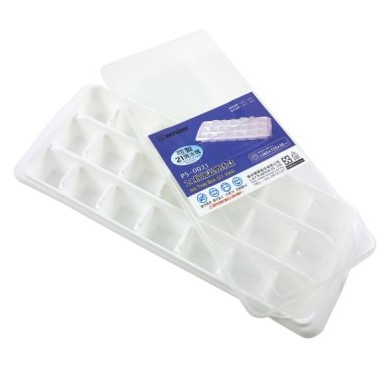 『製冰盒』21格加蓋製冰盒 約265*110*35mm 可製21塊冰塊