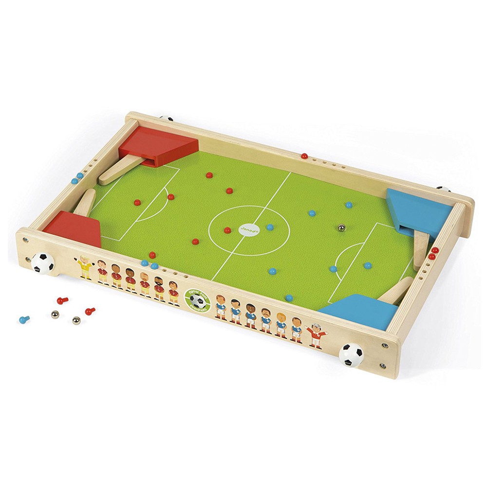 【法國Janod】足球彈珠檯 親子遊戲 兒童玩具 木頭玩具（LAVIDA官方直營）