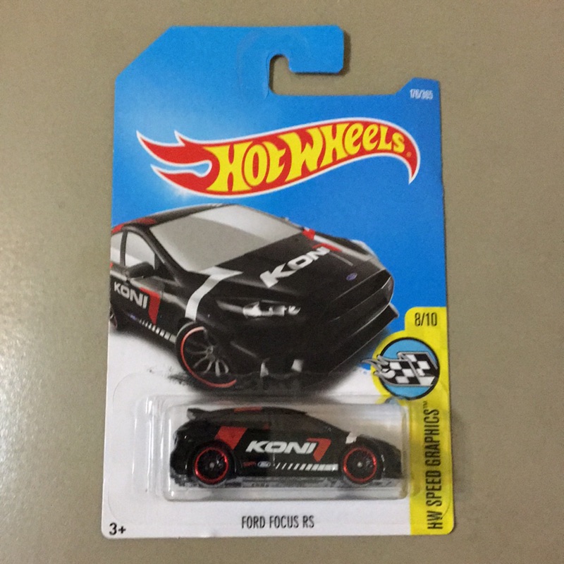 Hot Wheels 風火輪 FORD FOCUS RS 黑