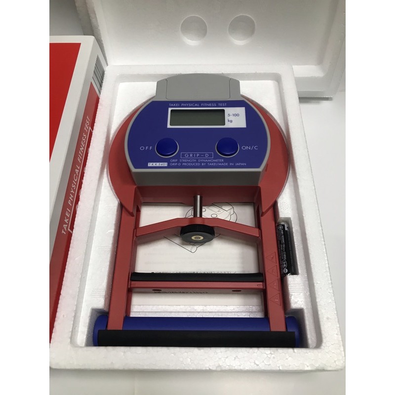 【ぴすけ】竹井機器工業　握力計　Grip-D T.K.K.5401 デジタル握力計(グリップD) 竹井機器工業 幅154mm