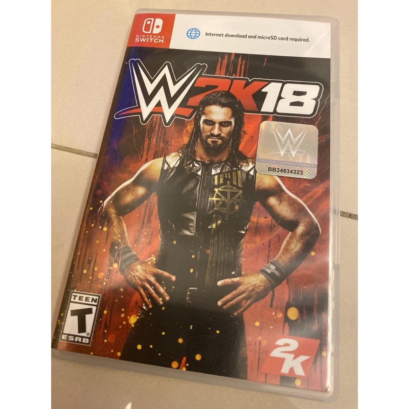 任天堂 Nintendo switch NS 勁爆職業摔角 WWE 2K18 WWE2K18 英文