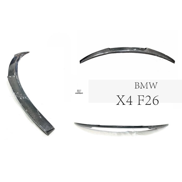 傑暘國際 全新 寶馬 BMW X4 F26 M4 樣式 抽真空 卡夢 CARBON 碳纖維 尾翼 擾流板