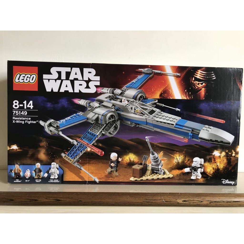 澳洲免運) LEGO 75149 STAR WARS 星際大戰Resistance X-Wing 盒損| 蝦皮購物