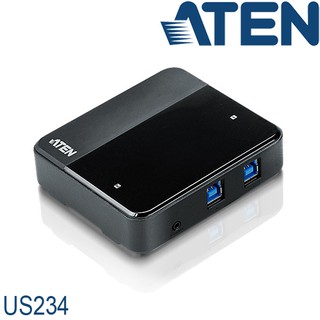 【MR3C】含稅附發票 ATEN 宏正 US-234 US234 2埠 USB 3.1 Gen1 週邊分享切換器