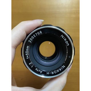 尼康 Nikon Nikkor-H auto Non-AI 50mm F2 定焦標準鏡頭 老鏡頭 人像鏡 底片相機 Zf